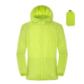 Summer Outdoor Sun Protection Clothing Women'S Lightweight Waterproof Windbreaker (Option: Green-M)